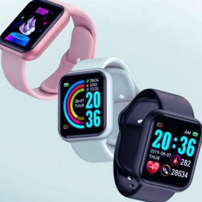 Relógio Smartwatch D20 Pro Bluetooth Coloca Foto na Tela Monitor Cardíaco Pres