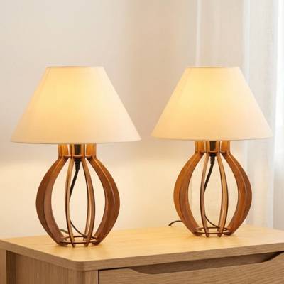 Kit 2 unidades Abajur La Finesse Cupula - Luminária Para Decoração Quarto e Sa