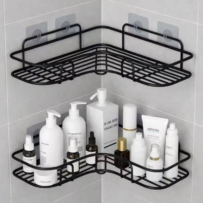 Prateleiras para Banheiro com Suporte e Alto Adesivos – Organizador de Shampoo