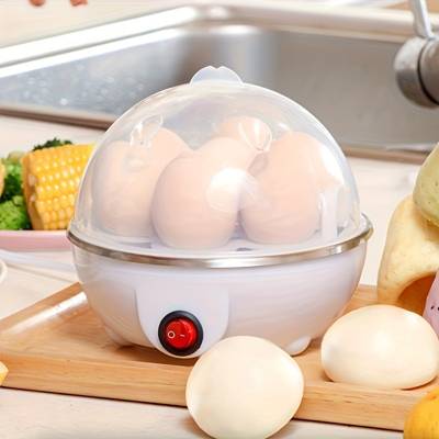 Cozedor de Ovos Elétrico Portátil Cozinha à Vapor 110V/220V Cores disponíveis 