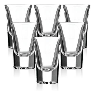 Kit Com ate 36 Copos de Shot para Dose e Drinks Pinga Cachaça Tequila Whisky C
