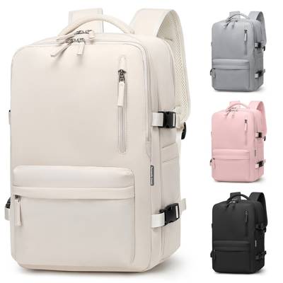 Mochila De Viagem Feminina Multifuncional Impermeável Reforçada Expansível par