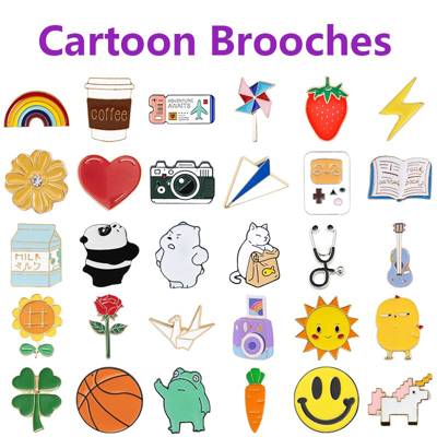 80 Estilos Moda Broche Dos Desenhos Animados Bonito Liga Alfinetes Badge Pin M
