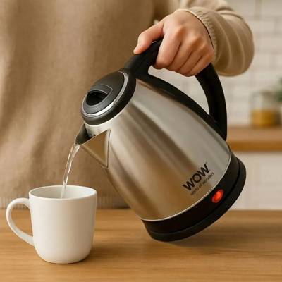 Chaleira Elétrica Jarra 1.8L Café Chá Inox 220v