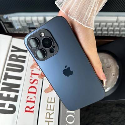 Capa Capinha Case De Vidro Fosco premium compativel IPHONE todos modelos 12 13