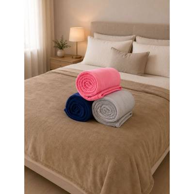 Cobertor Manta Casal e Pet Microfibra Soft 2x1,80/90x90cm Dupla Face Toque Ave