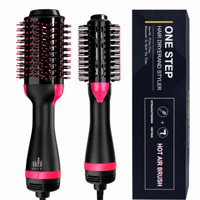 Escova Secadora Alisador Elétrica Quente Cabelo Com 3 Em1 Hair Styler APENAS 1
