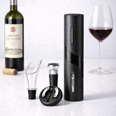 Abridor de Vinho Elétrico Pilha Saca Rolha Automático Portátil Moderno Present