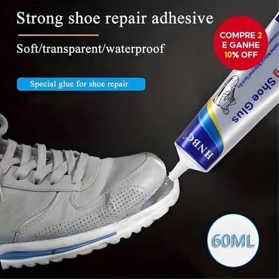 Cola Transparente Para Reparo De Sapatos – Adesivo À Prova D'água Fixação De S