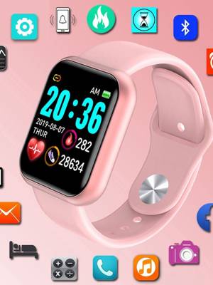 Relógio Smartwatch D20 Pro Bluetooth Coloca Foto na Tela Monitor Cardíaco Pres